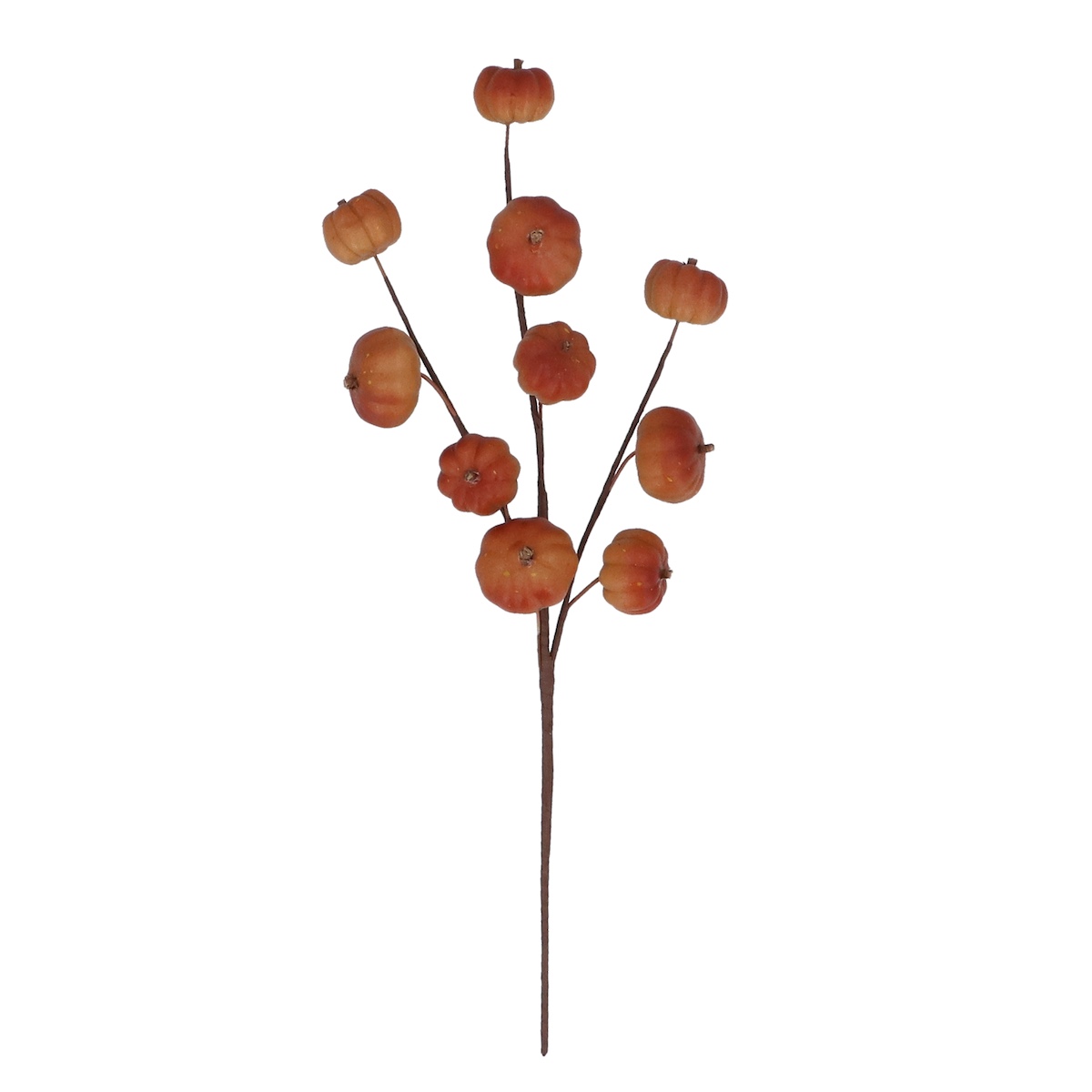 Gisela Graham Velvet Autumn Pumpkin Mix Autumn Garland 150cm main image 1