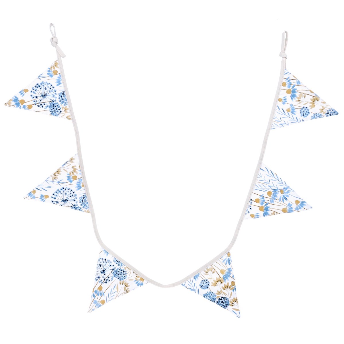 Gisela Graham Blue Meadow Cotton Easter Bunting