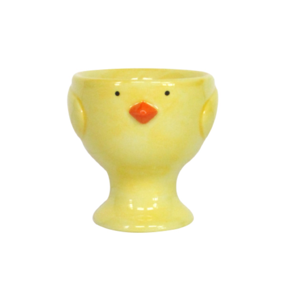 Gisela Graham Yellow Ceramic Chick Easter Egg Cup