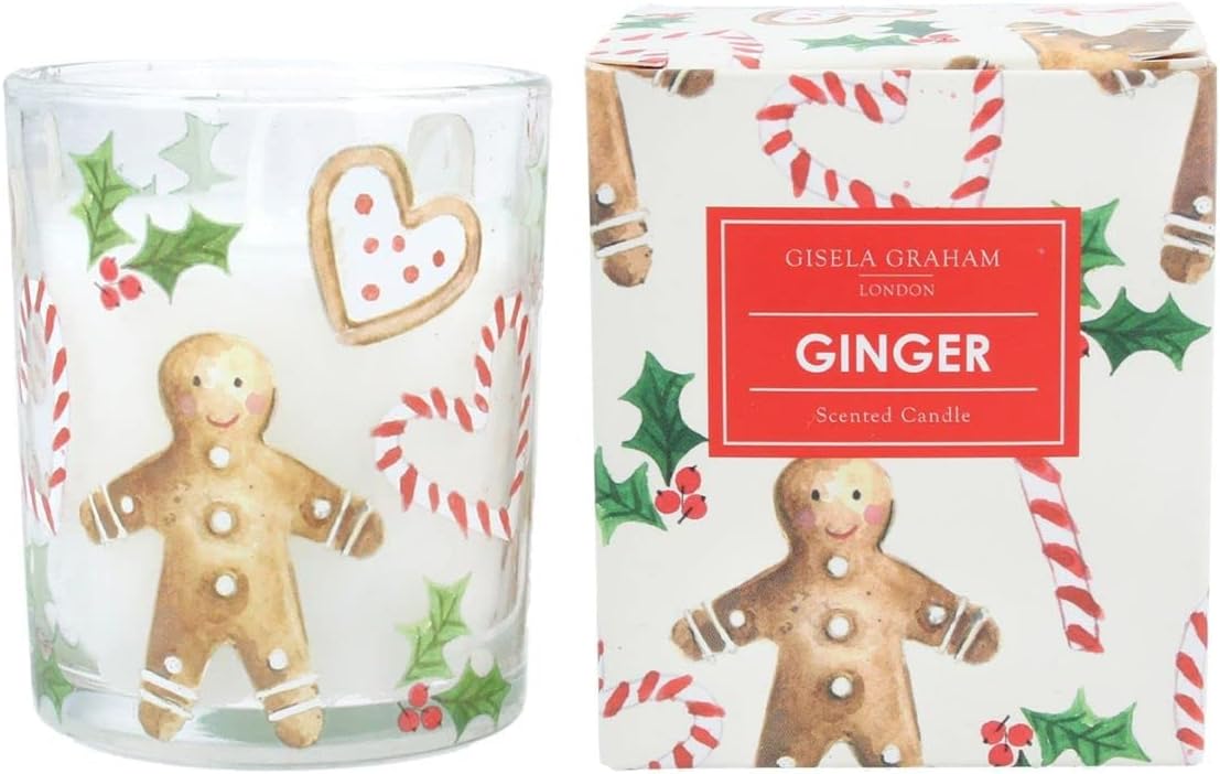 Gisela Graham Ginger Scented Christmas Candle