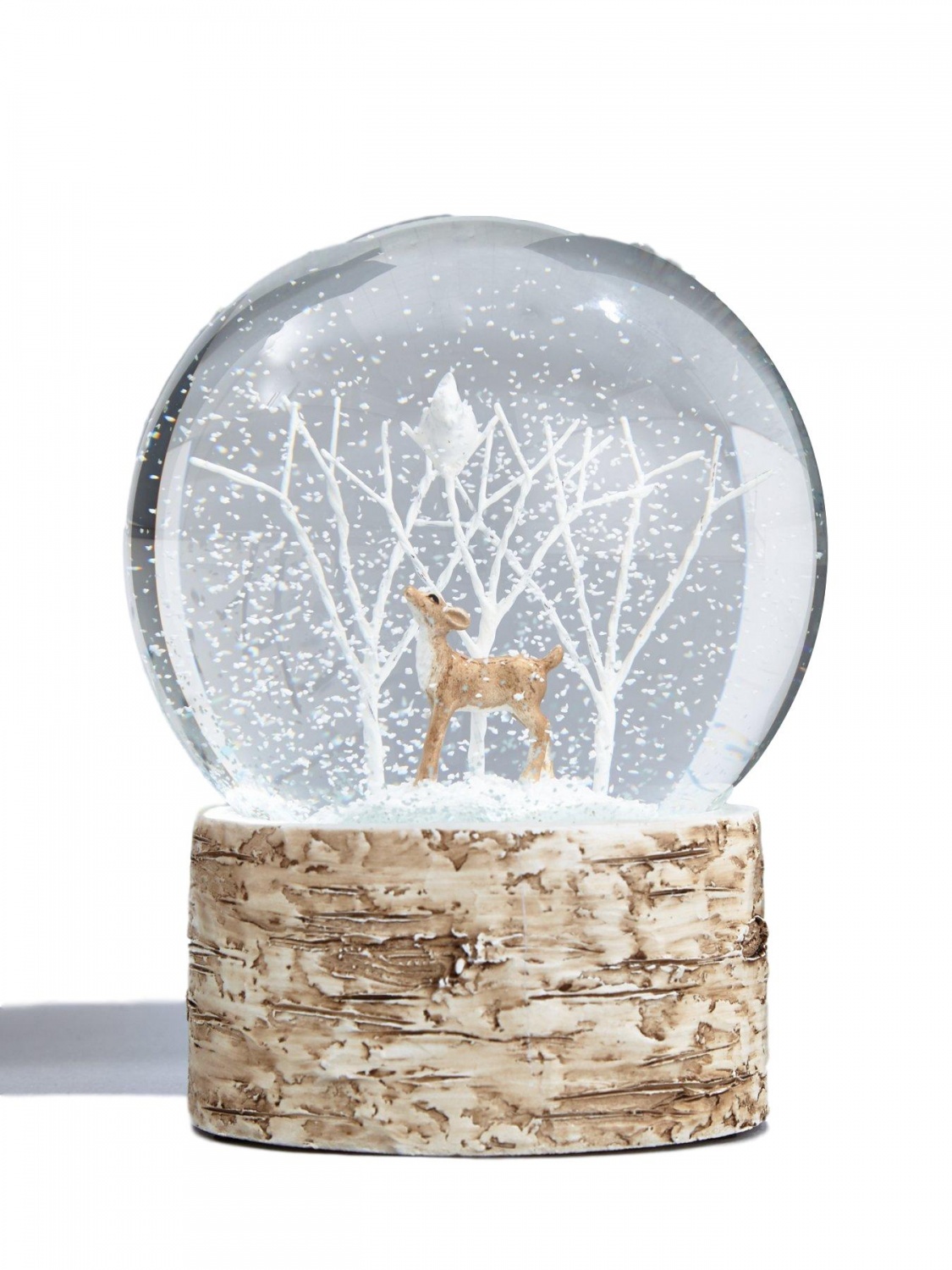 Gisela Graham Christmas Woodland Reindeer Snowglobe