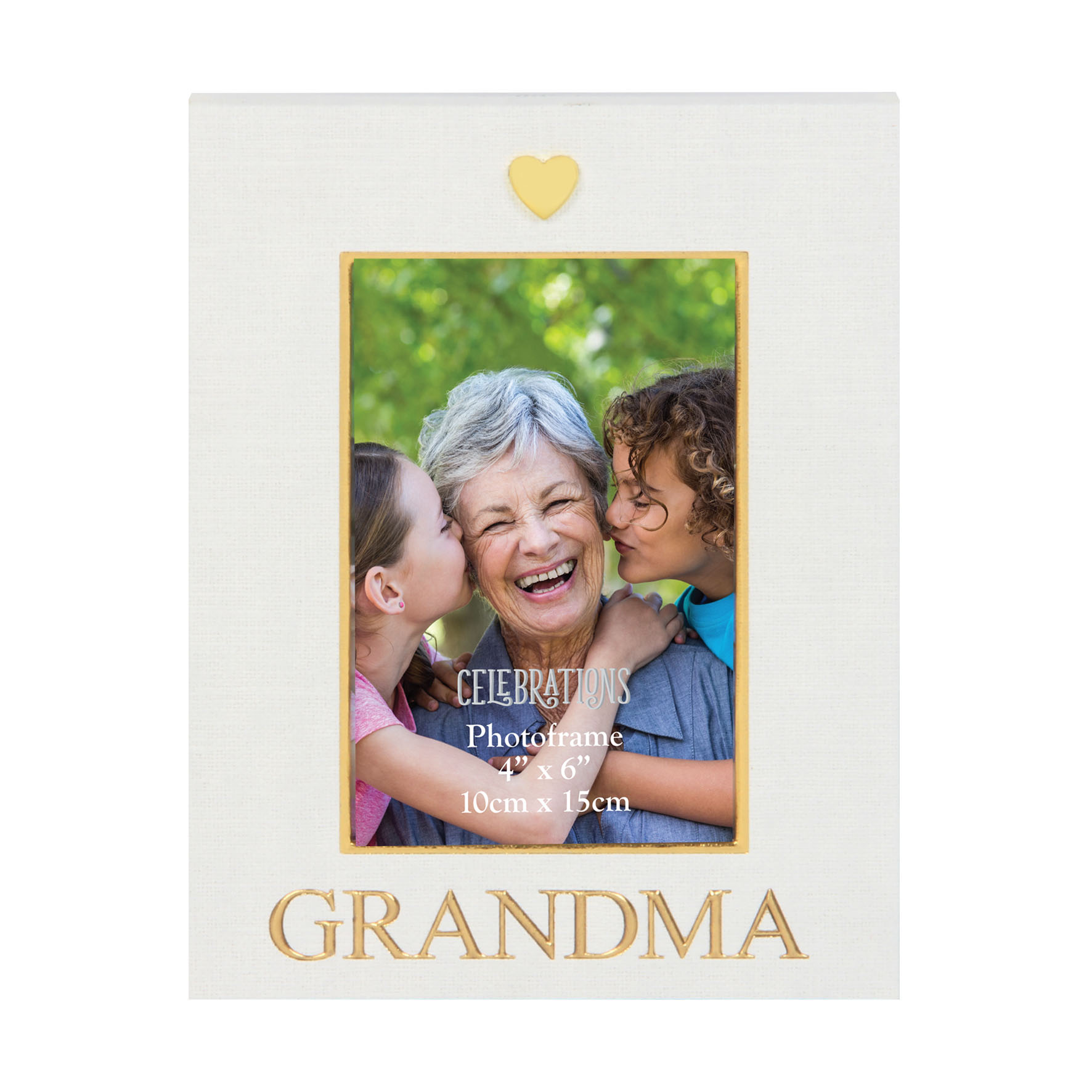 Gold and Cream Photo Frame for Grandma by Widdop Gifts