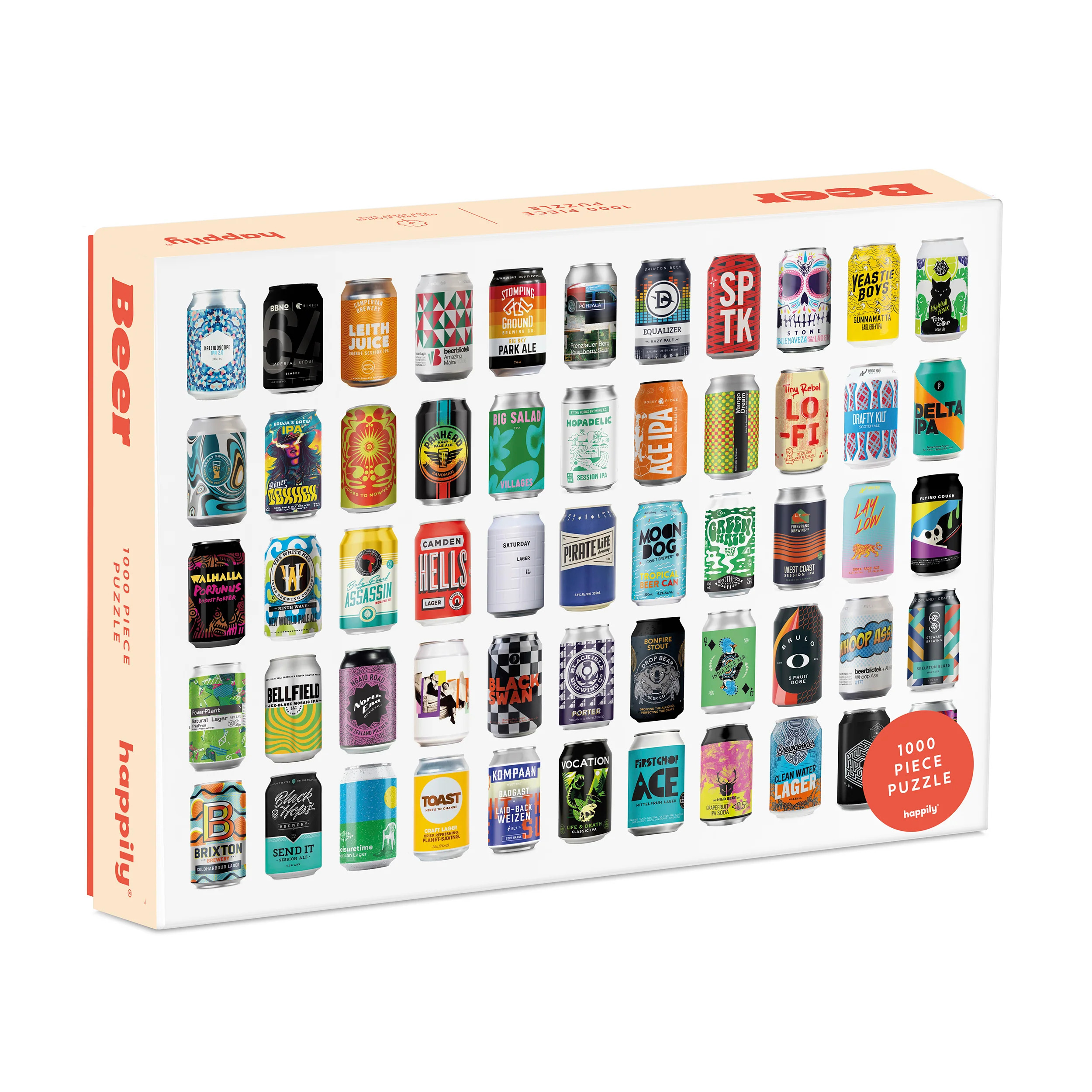 Happily Beer Design Novelty 1000 Piece Jigsaw Puzzle