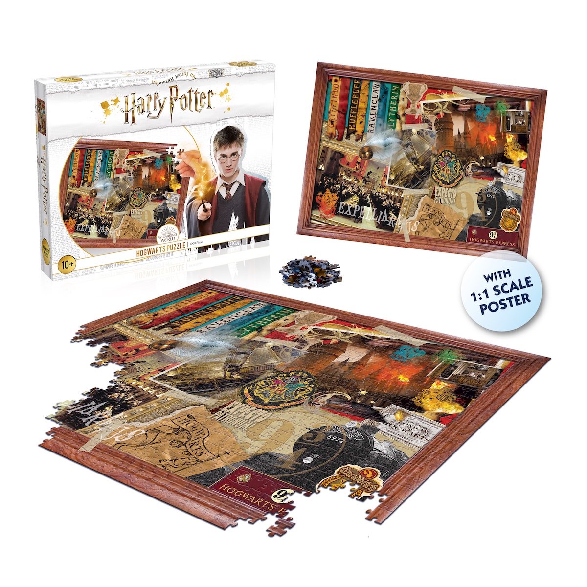 Winning Moves Harry Potter Secret Horcrux Puzzle – 1000 Teile, Für Fans & Familie