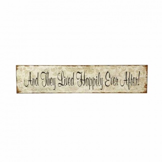 Heaven Sends And They Lived Happily Ever After Wall Plaque