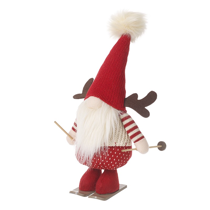 Heaven Sends Santa On A Ski Christmas Themed Gonk Decoration