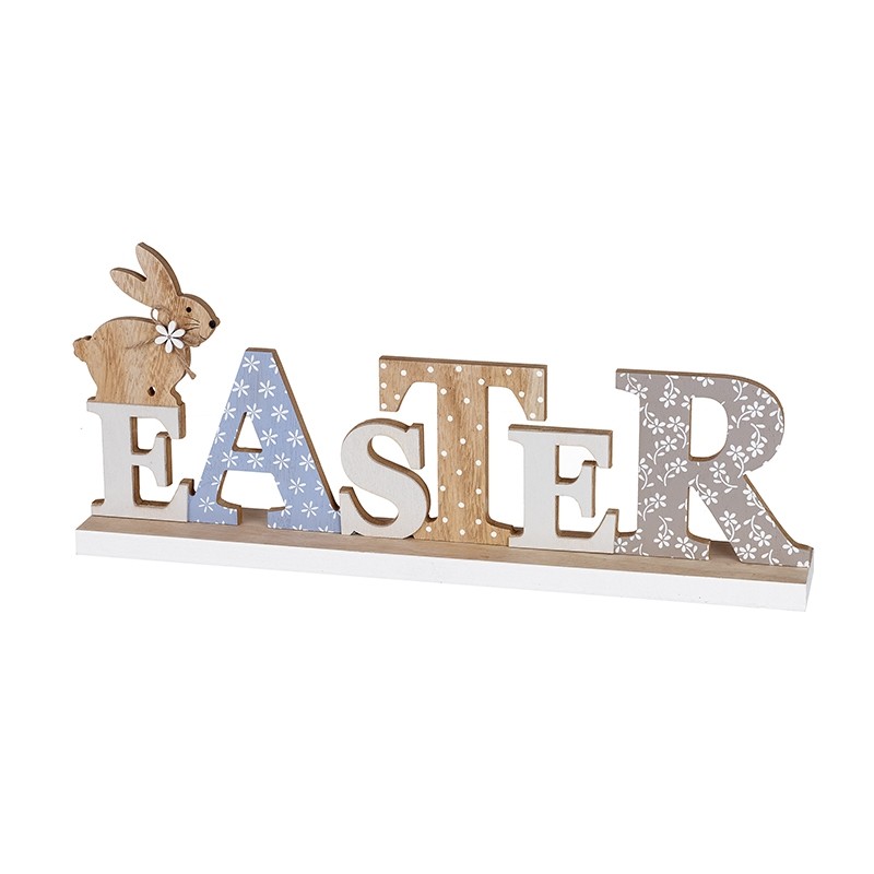 Heaven Sends Rustic Wooden Easter Sign Decoration