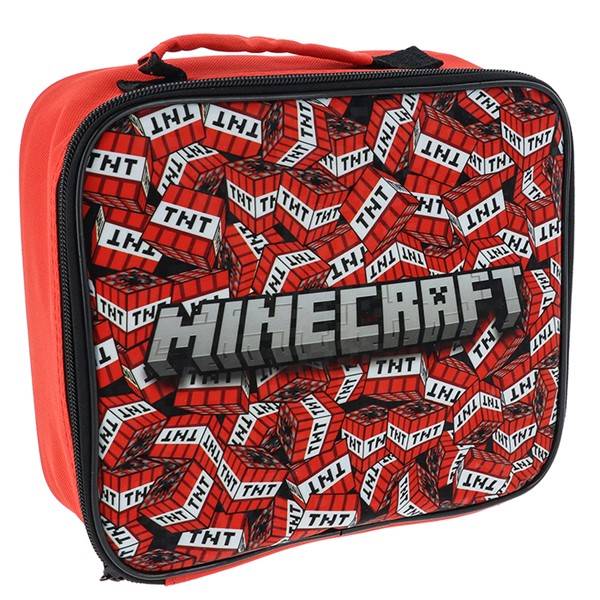 Official Minecraft TNT Design Lunch Bag for Children