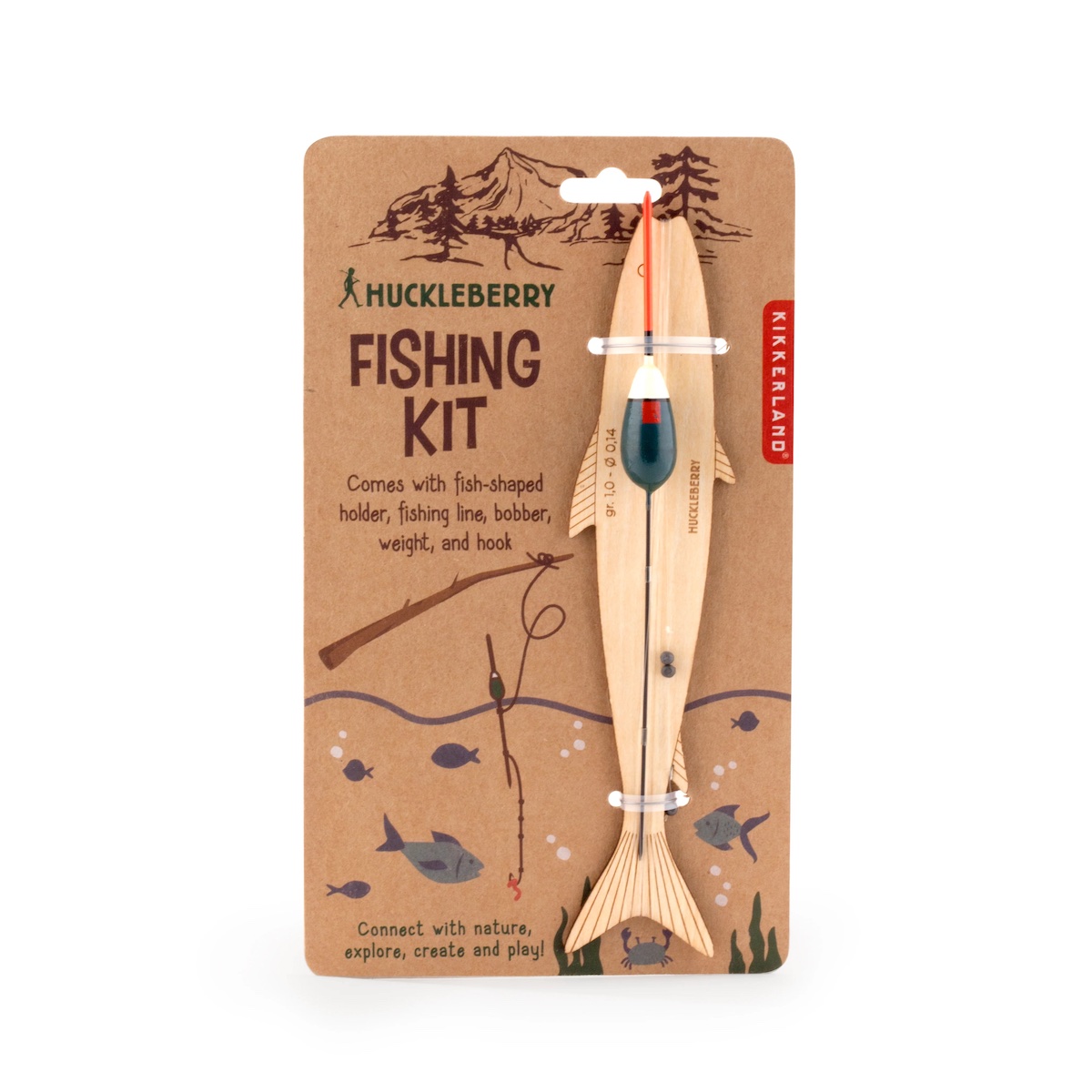 Kikkerland Make Your Own Fishing Rod Kit Gifts Handpicked