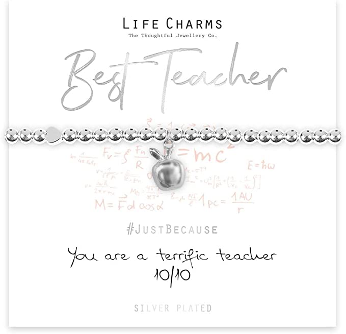 Life Charms Best Teacher Gift Boxed Bracelet