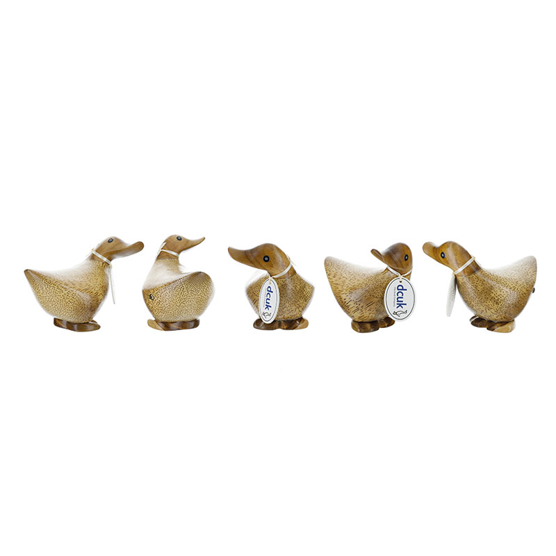 DCUK Natural Finish Wooden Ducky Ornament