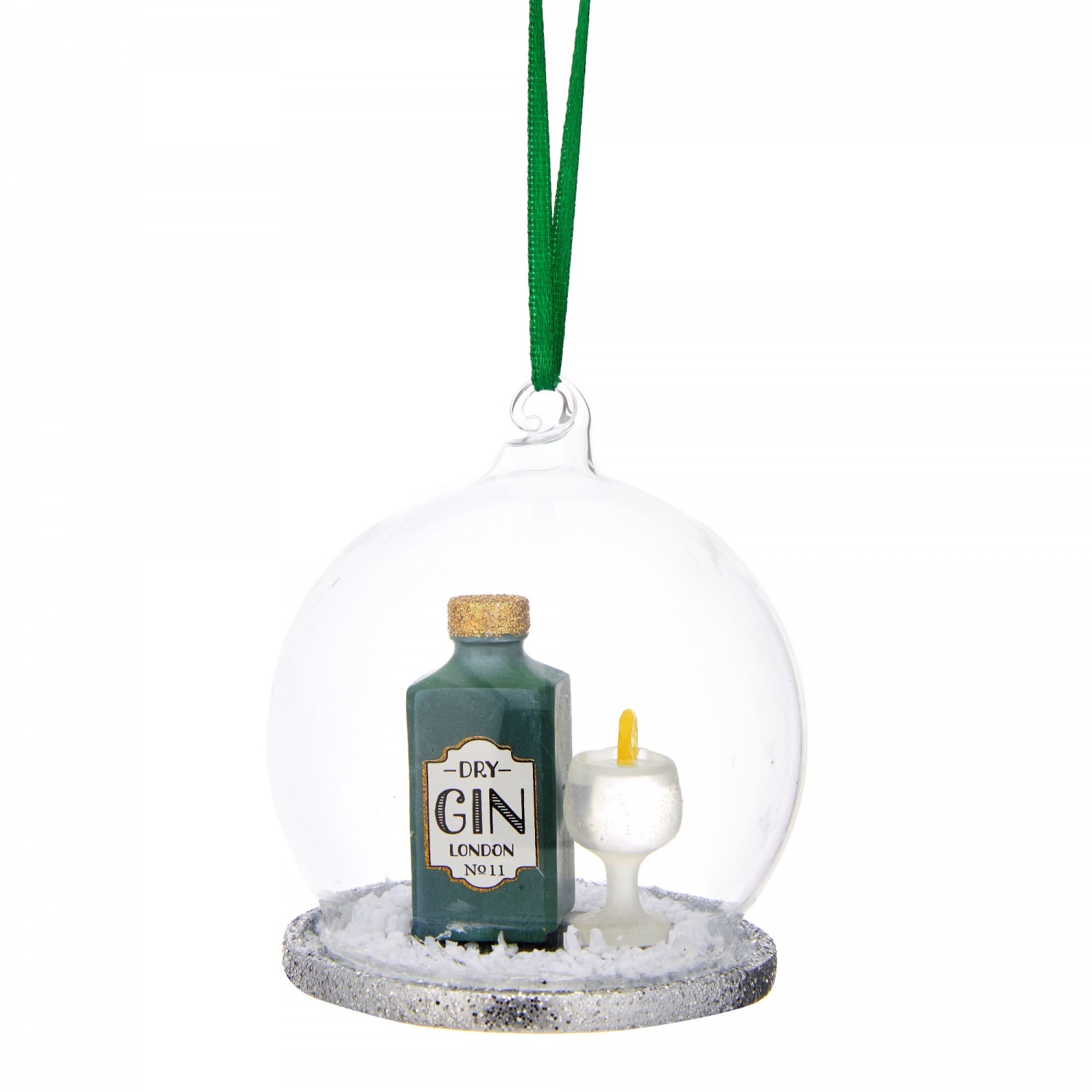 Sass and Belle Gin and Tonic Glass Bauble Dome