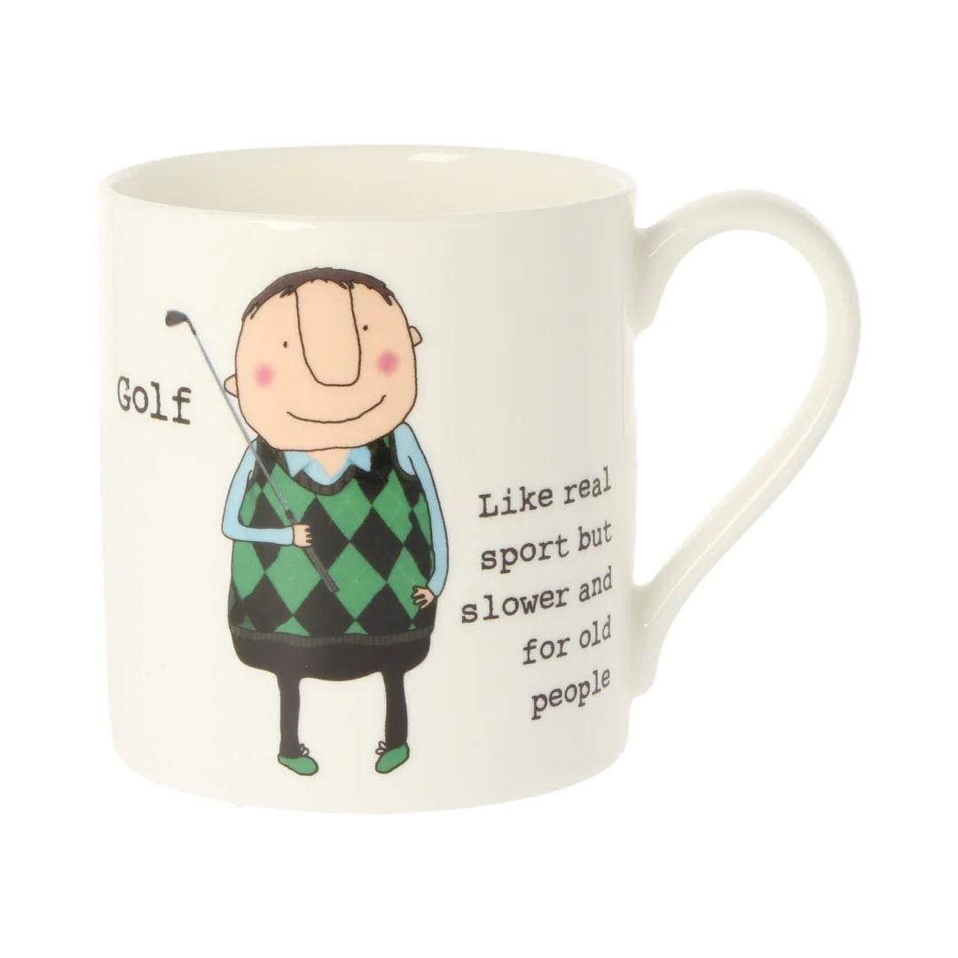Rosie Made A Thing Golf Like Real Sport But Slower Gift Mug