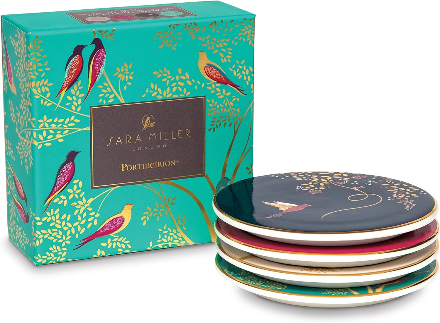 Sara Miller Set of Ceramic Coasters Gifts from Handpicked