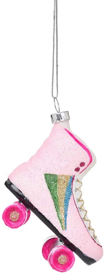 Sass & Belle Pink Roller Skate Christmas Tree Decoration