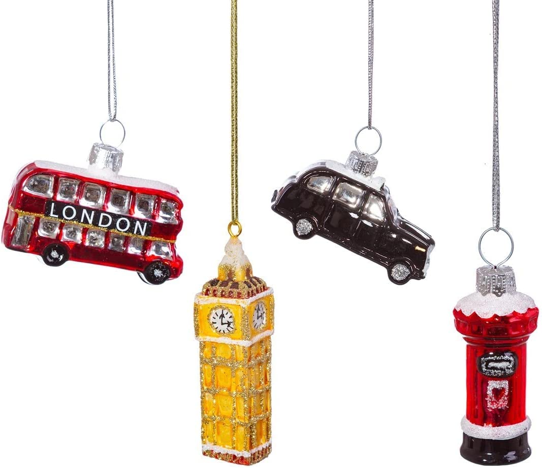 Sass & Belle London Themed Christmas Tree Decorations