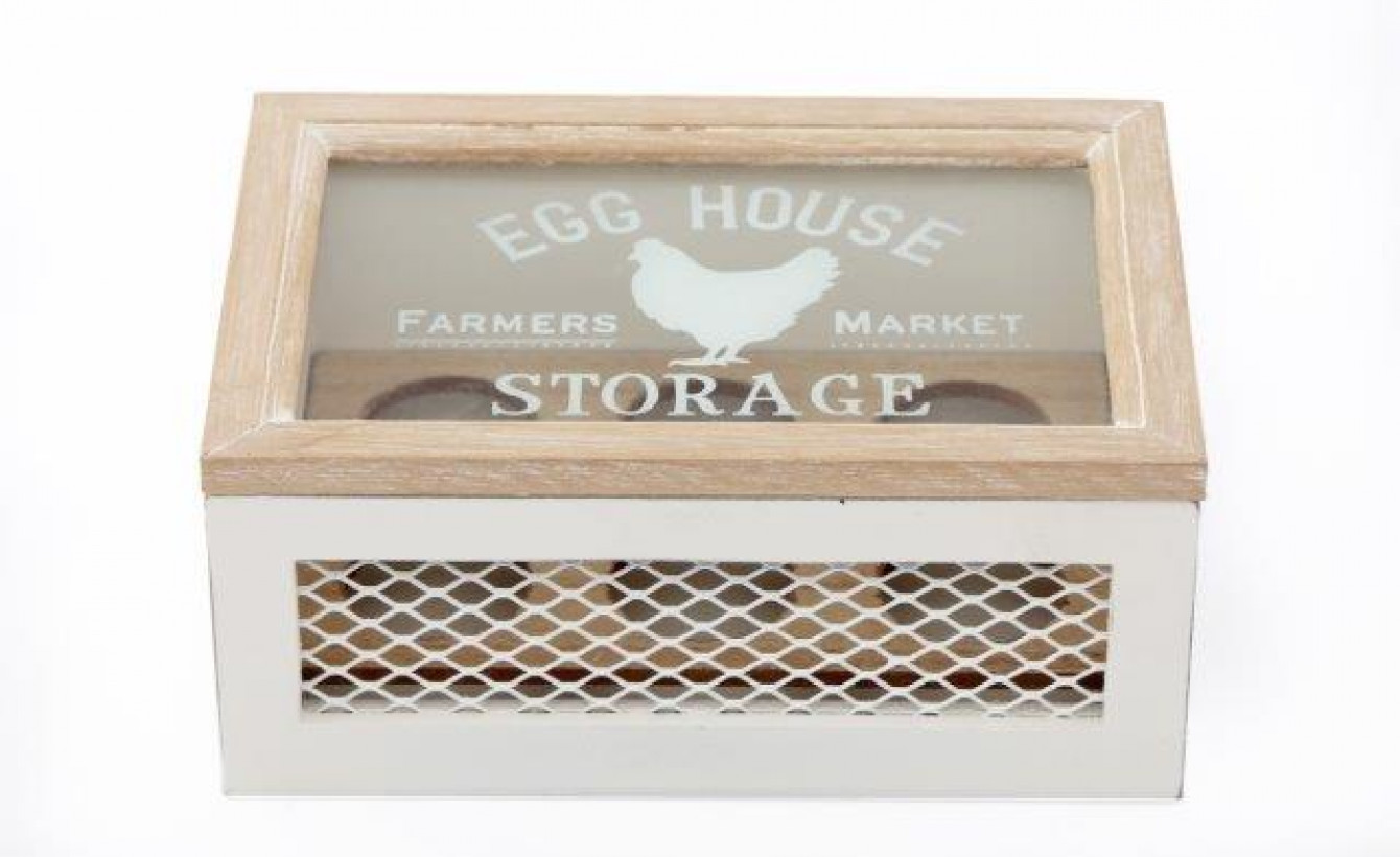 Sifcon Wooden Egg House Storage Box