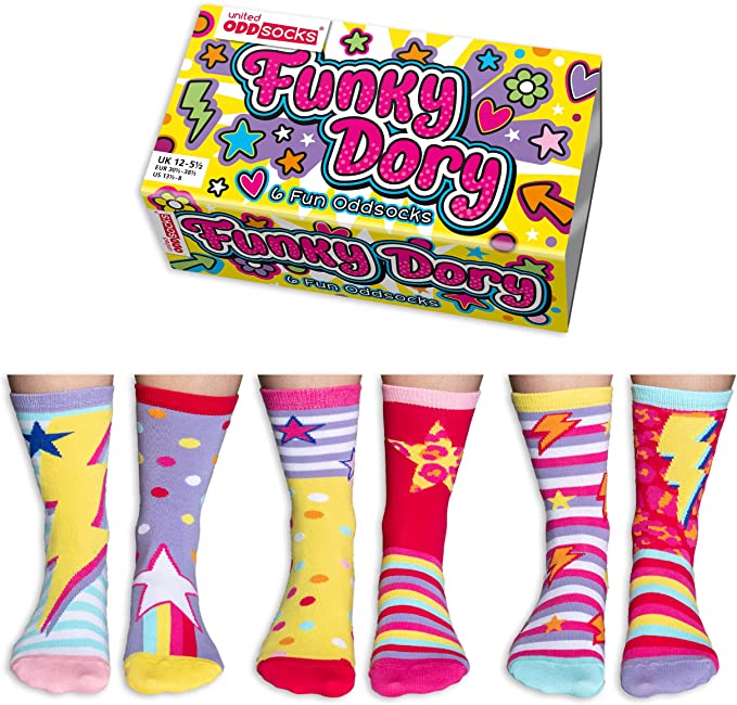 United Oddsocks Funky Dory Colourful Children's Socks