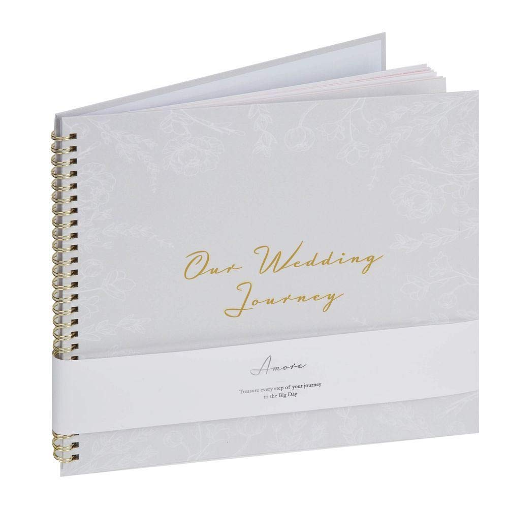 Amore Ring Bound Wedding Journal 'Our Wedding Journey'