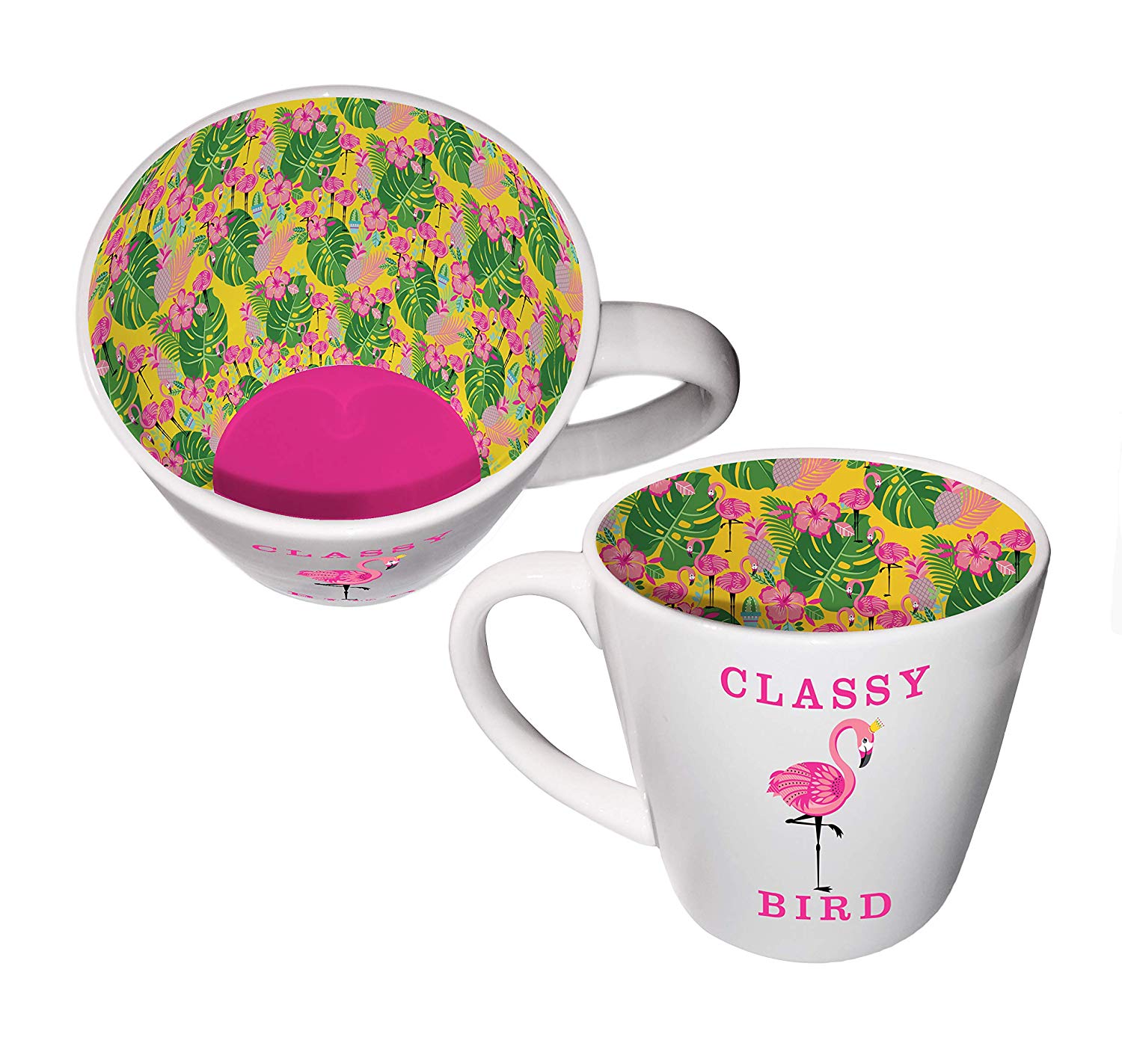 WPL Gifts Classy Bird Flamingo Novelty Mug