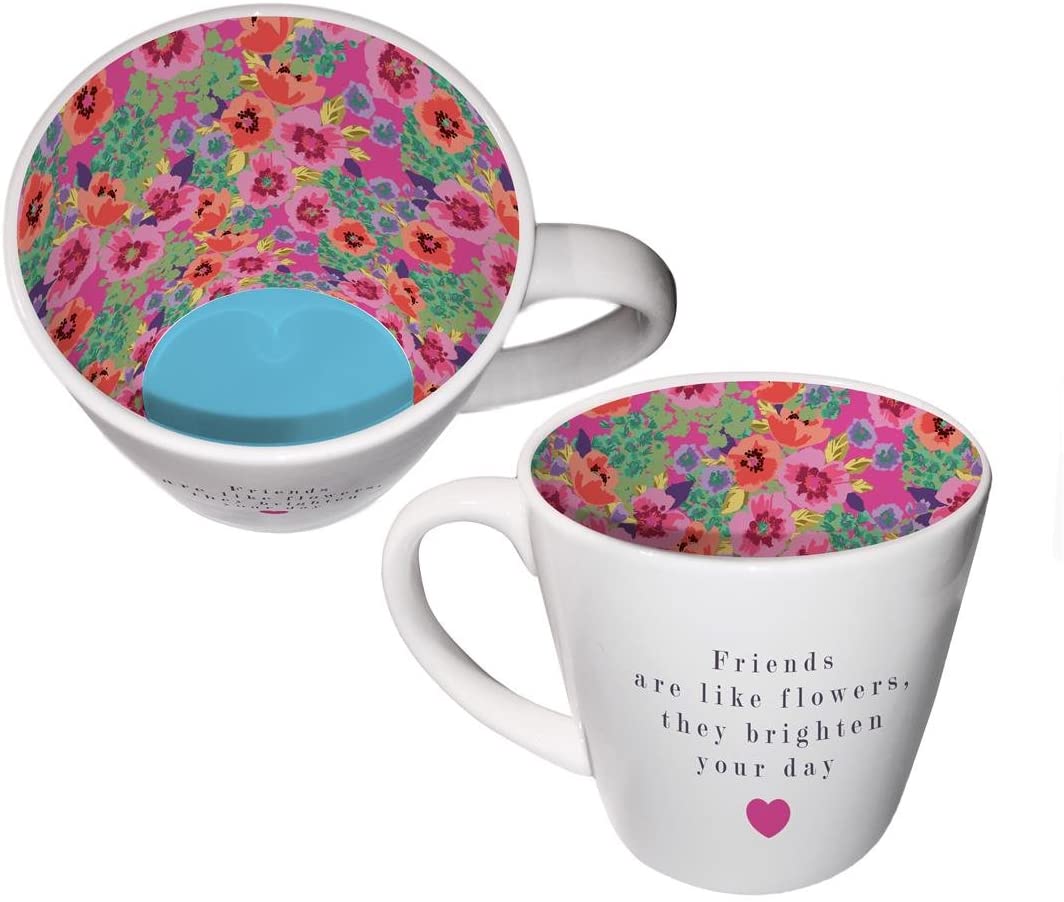 WPL Gifts Friends Are Like Flowers Novelty Mug and Gift Box