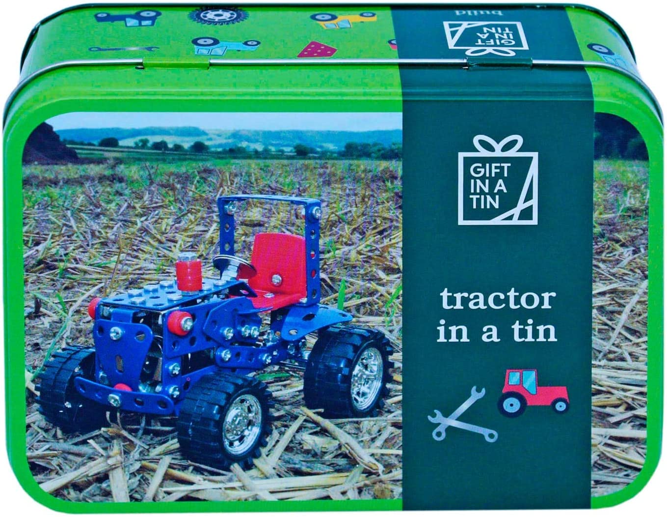 Apples to Pears Build Your Own Tractor in a Tin Gift