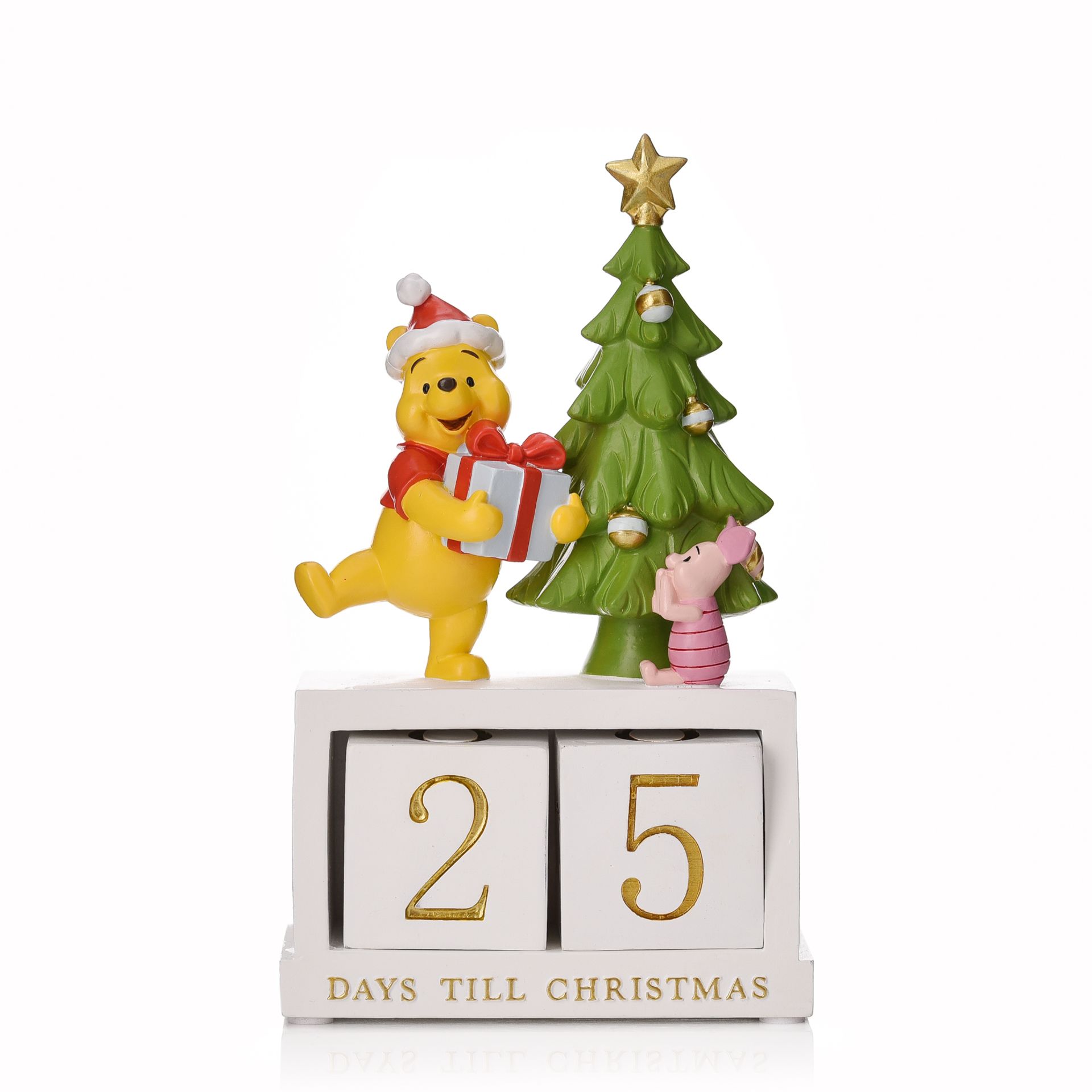 Widdop Disney Winnie the Pooh Countdown Blocks Christmas Decoration