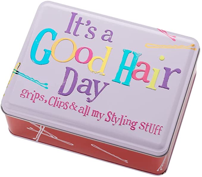 Bright Side It's A Good Hair Day Novelty Storage Tin