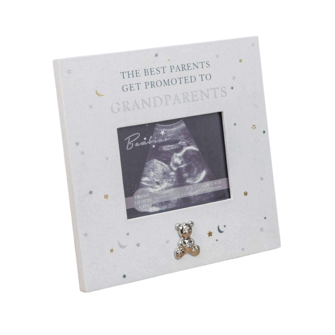 Bambino Best Parents Get Promoted To Grandparents Baby Scan Photo Frame