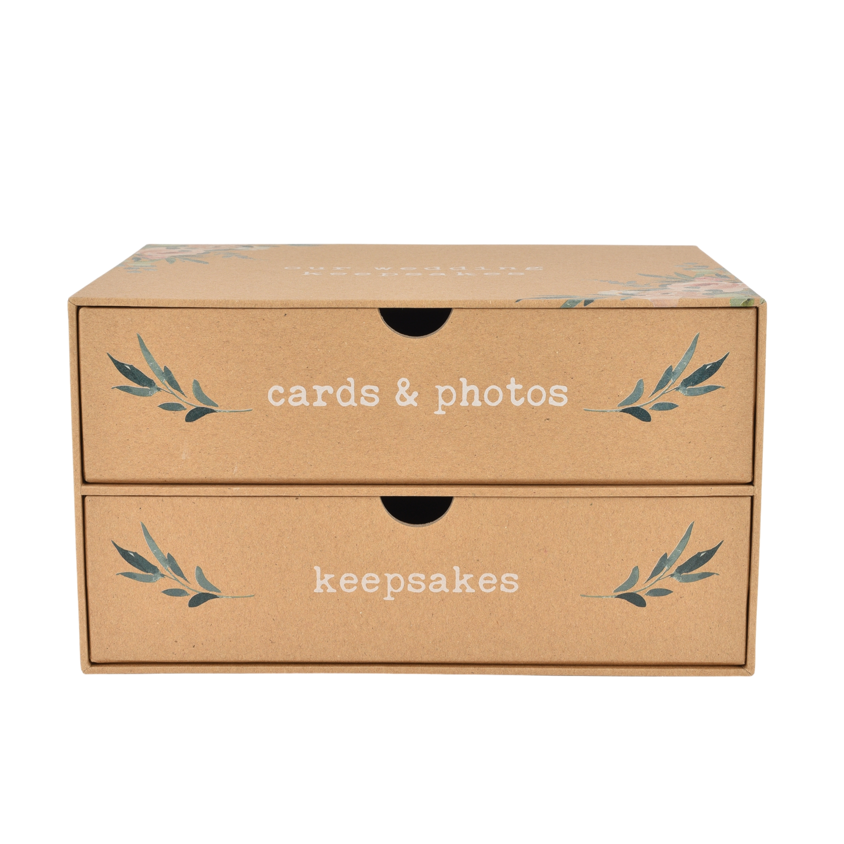 Widdop Love Story Floral Our Wedding Keepsake Box With Drawers