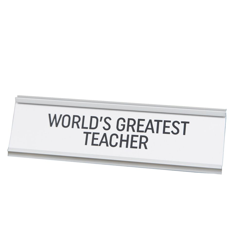 Widdop Bingham World's Greatest Teacher Decorative Plaque Gift