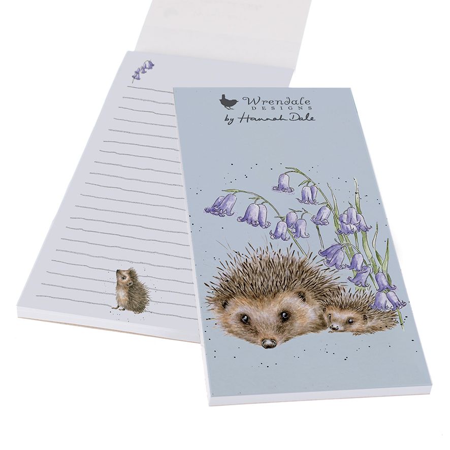Wrendale Designs Love and Hedgehugs Magnetic Shopping List Pad