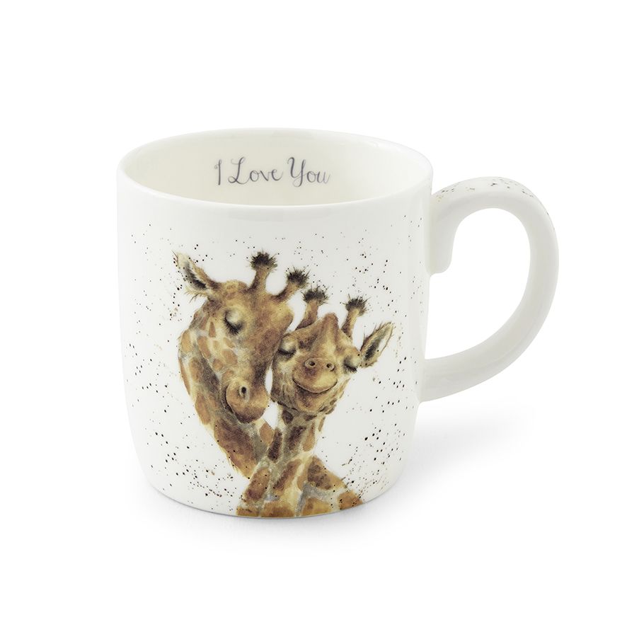 Wrendale Giraffe Keepsake Gift Tin – Hannah Dale Animal Artwork – Cream Metal Jar