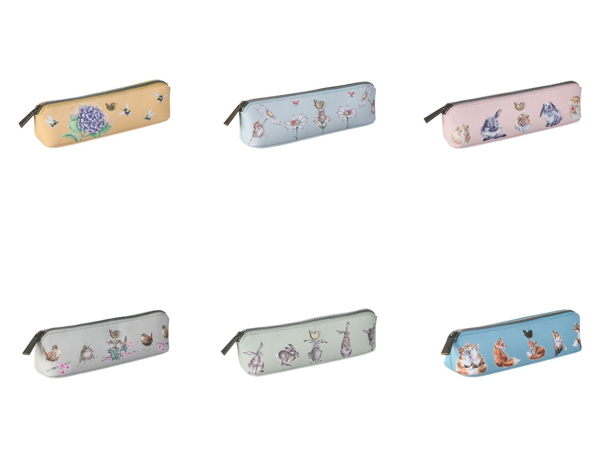 Wrendale Designs Country Animals Illustrated Makeup Brush Bags