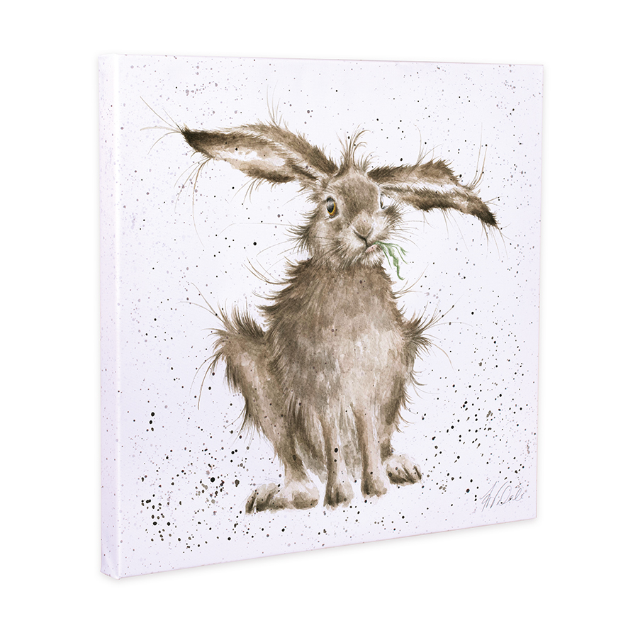 Wrendale Designs 'Hare-brained' Home Accessory Small Canvas