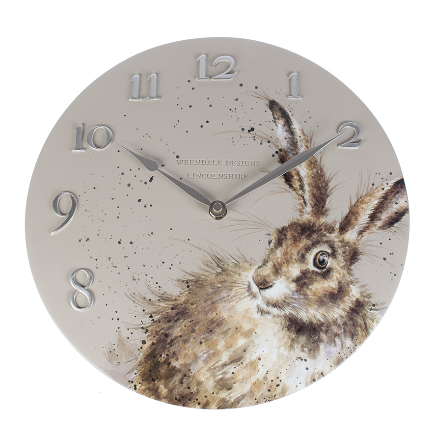 Wrendale Designs Wall Clock Hare Design