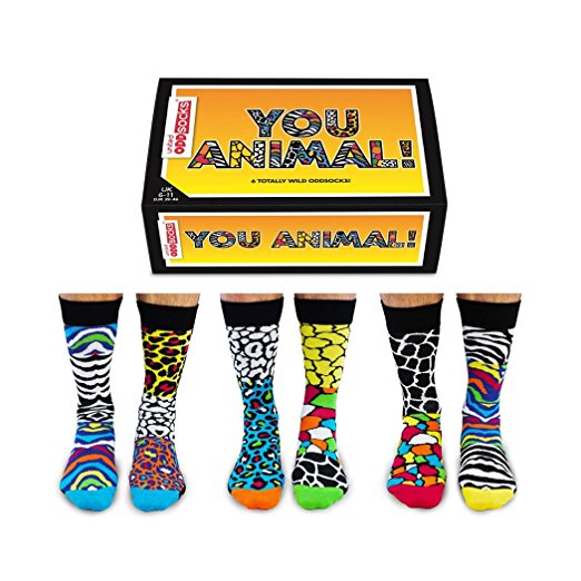 United Oddsocks You Animal Mens Animal Print Socks