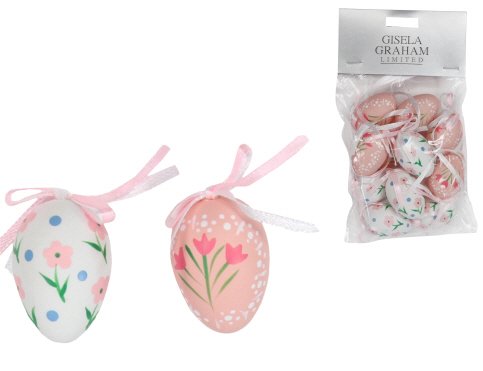 Gisela Graham Easter Decorations - Pink And White Floral