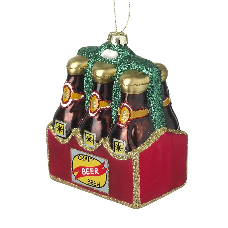 Heaven Sends Novelty Beer Crate Christmas Tree Decoration