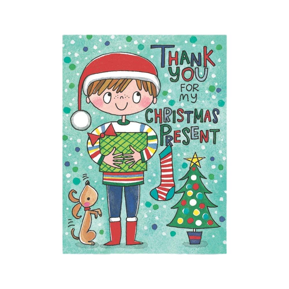 Rachel Ellen Children's Thank You For My Christmas Present Set of 5 Cards
