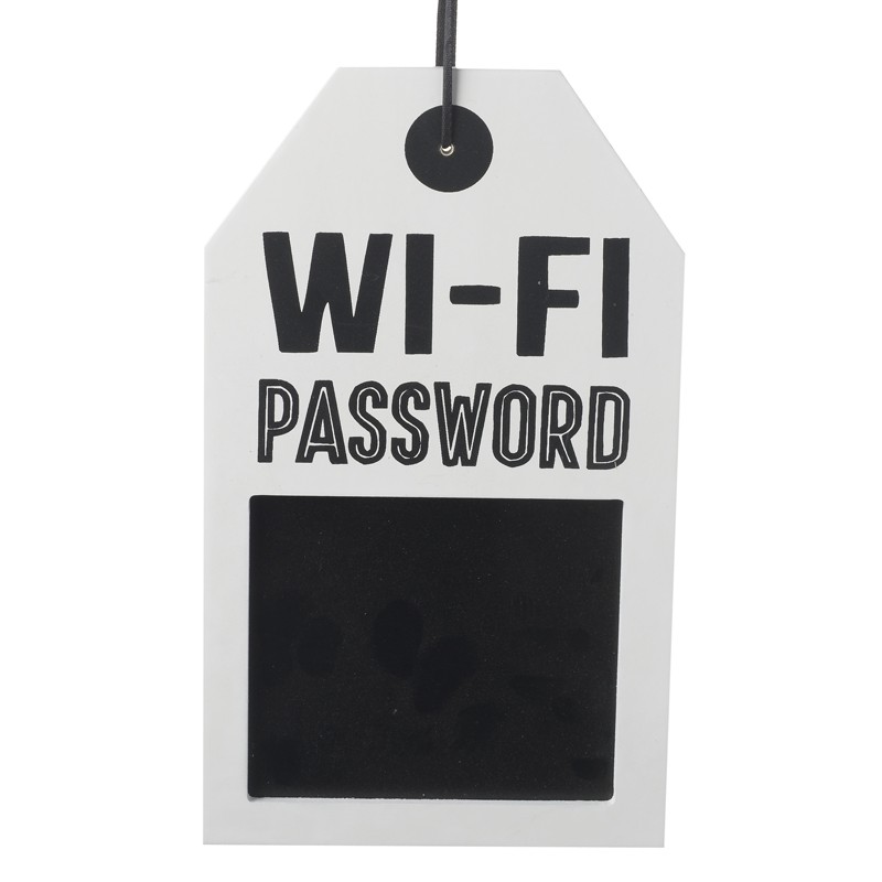 Heaven Sends Wifi Password Hanging Plaque