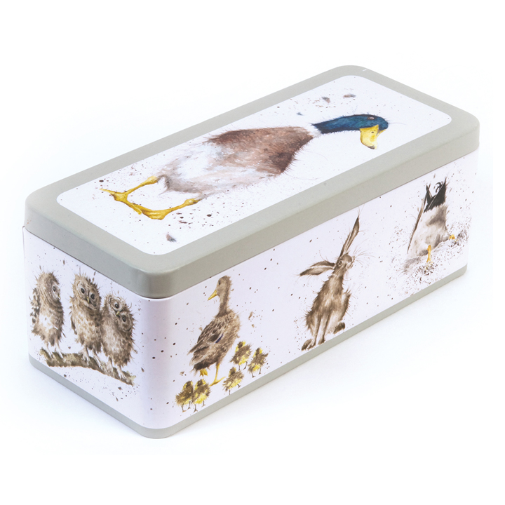 Wrendale Designs Country Illustrated Cracker Storage Tin