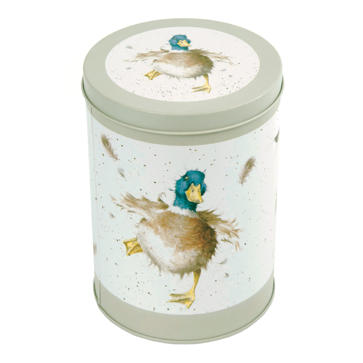 Wrendale Designs Sage Green Illustrated Canister Storage Tin