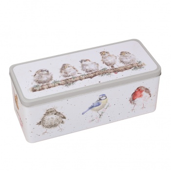 Wrendale Designs Bird Illustrated Cracker Storage Tin